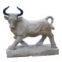 Outdoor Bull stone statue