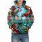 Men/Women Hoodies Loose Style Print Animals Rainbow Triangle Cartoon 3d Sweatshirts Plus Size