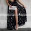 Wholesale Women Bohemian Floral Printed Long Maxi Skirts Ladies Latest Beach Wear Split Skirt