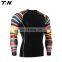 Custom made rash guard surf rashguard printed wholesale