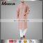 2017 Men Rust Tunic Tops Linen Blend Kurta Pants Set Good Quality Islamic Clothing