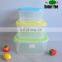 Colorful Verious Western Microwave Sealable Food Container With Lid 3pcs Set