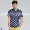 T-MSS539 Wholesale Cheap Man Casual Short Sleeve Polka Dot Shirts