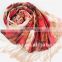 Chinese Style Two Layers Scarf Pure Silk Fabric