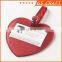 Round pu Luggage Tag