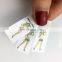 Custom polyester printed ribbon satin care labels for garment