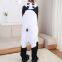 Gongfu Panda Cartoon Flannel Conjoined Polyester Pajamas