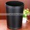 Factory direct sale acrylic pu garbage bin leather garbage can acrylic pu garbage bin