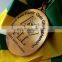 2015 Asia Pacific Open Championship award Customized medal zinc alloy with antique brass plated