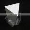Tabletop 3 sides acrylic revolving brochure display holder stand