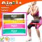 Bodybuilding Fitness 12x2" 4 levels Latex Workout Resistance Band,Custom Printed Resistance Exercise Bands