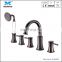 Oil Rubbed Widespread Lavatory Faucets Factory Direct Classic Design 3 Holes Wash Basin Mixer Taps