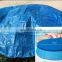 Factory price automatic safety PE tarpaulin bubble pool cover solar swimming pool cover