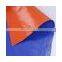 Large Capacity Orange Blue PE Laminated Tarpaulin