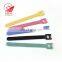 5 Color Reusable Hook and Loop Fastening Cable Ties with Microfiber Cloth