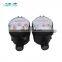 screw thread public type single jet LXDG water flow meter with lock valve