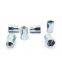 Open end countersunk head wrought iron blind rivet