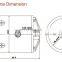 12V 1.6KW 2350RPM electric DC Motor For Pump