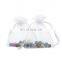 100 White Organza Bags 4x6 Inch Sheer Fabric Wedding Favor Bags With Drawstring