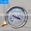 YN-60 shockproof pressure gauge Vacuum negative pressure gauge Stainless steel oil/Water Hydraulic gauge Vacuum gauge