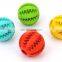 FREE SAMPLE dog treat ball slow food feeder snack leaking ball for pet teeth cleaning