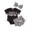0-18M Newborn Infant Baby Girls Boys Clothes Sets Shorts Sleeve Romper Tops+Shorts+Headband