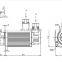 China motor 220v 110mm 1.5Kw 15Nm 4000rpm servo motor with 3m cable and driver cnc servo motor kit