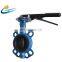 China Big Factory Good Price 24 inch wafer butterfly valve