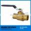 Brass Ball Valve with Flange Connected