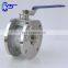 Stainless steel Thin Type  Wafer Ball Valve With Handle