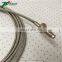 SS braid wire 1000mm with thread probe J Type Thermocouple Fast Response temperature sensor