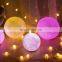 Home Decorative Gift Lunar Lamp Colorful Touch Control Led Night 3d Moon Light