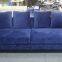 Fashion Modern Sofa HF-2110 3seater Sofa With Fabric Upholstery Golden Stainless Steel Legs