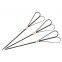 Wholesale Disposable Bamboo BBQ Knot Skewers Hearted Shaped Picks