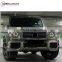 G CLASS W463 G55 G500 to B style normal kit PU material front bumper front lip with B emblems grille B emblem rear bumper