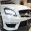 CLS-CLASS W218 Sport to CLS63 A style body kit12~16y PP and Iron bonnet front bumper front grille fender ducts rear diffuser