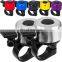 1 Pc Mountain Cycle Bell Ring Bicycle Cycle Bell Black Aluminum Traditional Style Button Flick High Quality Outdoor