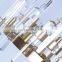 antique brass contemporary clear crystal chandelier pendant lights for home lighting decoration