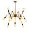 New Design Simple Wooden Pendant Lamp Magic Bean Molecular Light Spider Shape Lighting Chandelier