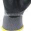 Factory supplied garden nitrile coated safety protective dipped worker use safety gloves