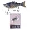 Classic 10cm 16g  5 colors  Pike Fishing Baits Hook 7 Segment Lifelike Skin Multi Joint Body Pike Lure