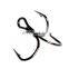 Крюки для рыбалки Mustad TG77NP-BN Тройной крюк из высокоуглеродистой стали с заостренным зацеплением Jawlock, в 3 раза прочнее, приманка для морской рыбалки, рыболовные снасти Pesca
