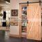 wood frame barn sliding tempered glass sliding door