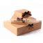 Cheap Price Ribbon Close 3 Piece Corrugated Origami Fold up Shipping Gift Packaging Box