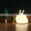 Safe Soft Silicone Slug Night Light Cute Animal Baby Touch Sensor Nursery Night Light for Kids