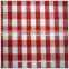 Check fabric school uniform