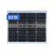 bulk price all black 80W solar power cell panel high efficiency bipv mono photovoltaic solar panels for home