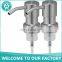 Longan Factory Made Dispenser Silver Soap Foam Pump Bottle Set Stainless Steel Lotion Bottle Foam Pump For Gel