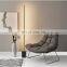 New Modern Unique Adjustable Full Acrylic Tube Lighting LED Standing Reading Floor Lamp