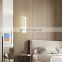 Modern Minimalist Living Room Bedroom Bedside Wall Light 16W Black White LED Sconce Indoor Decoration Wall Lamp